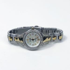 Fossil Silver & Gold Two-Tone Stainless Steel Women's Dress Wrist Watch